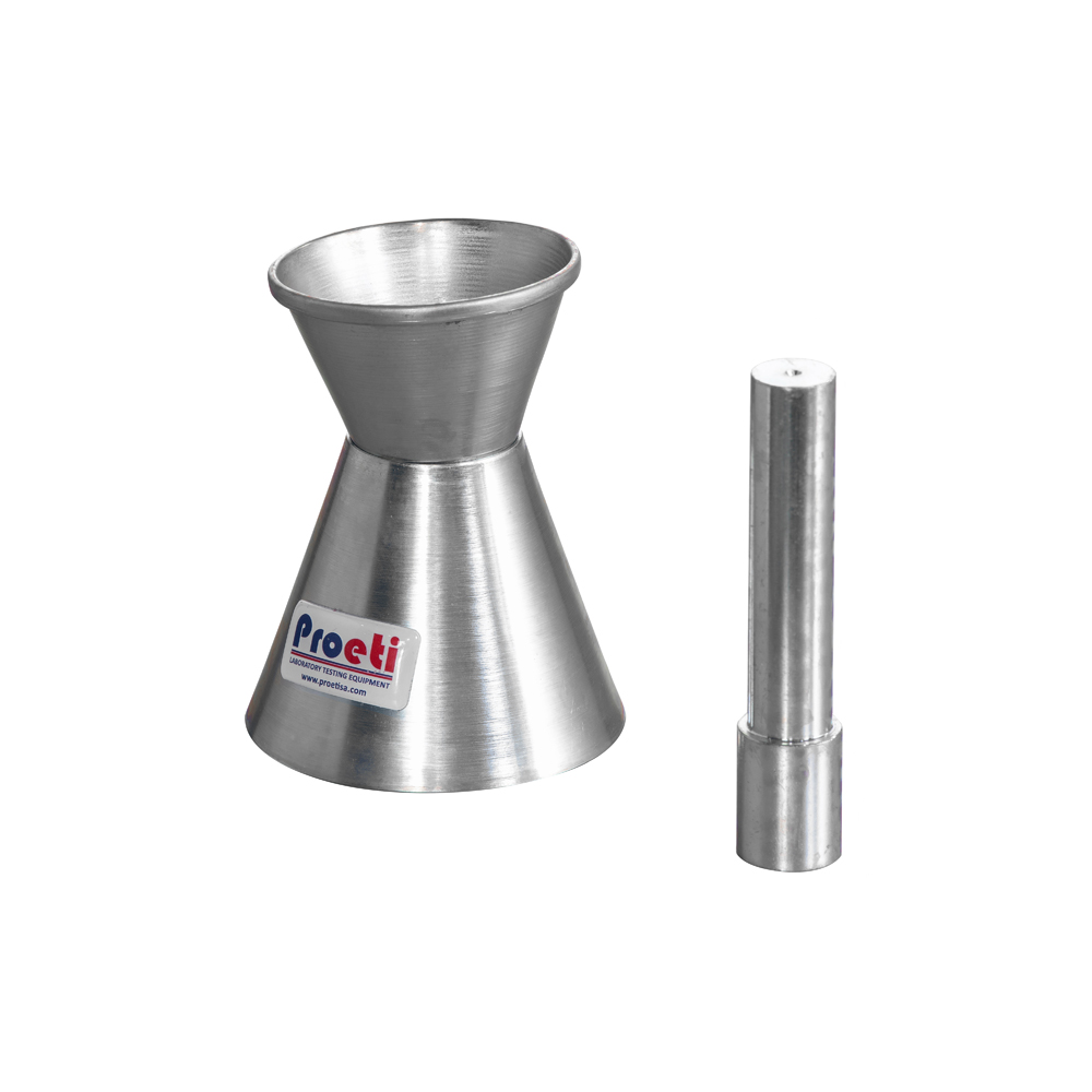 Sand absorption cone and tamper
