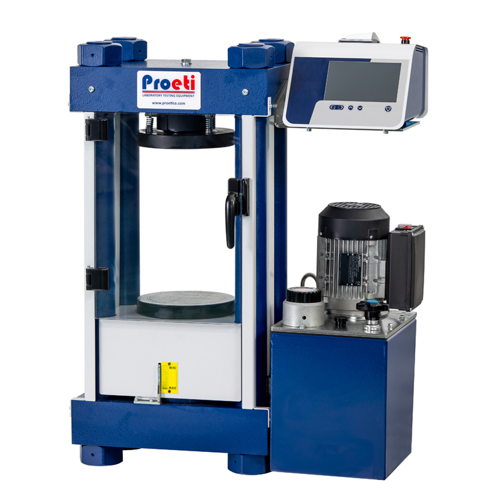 Máquinas de compresión  con regulación manual ASTM