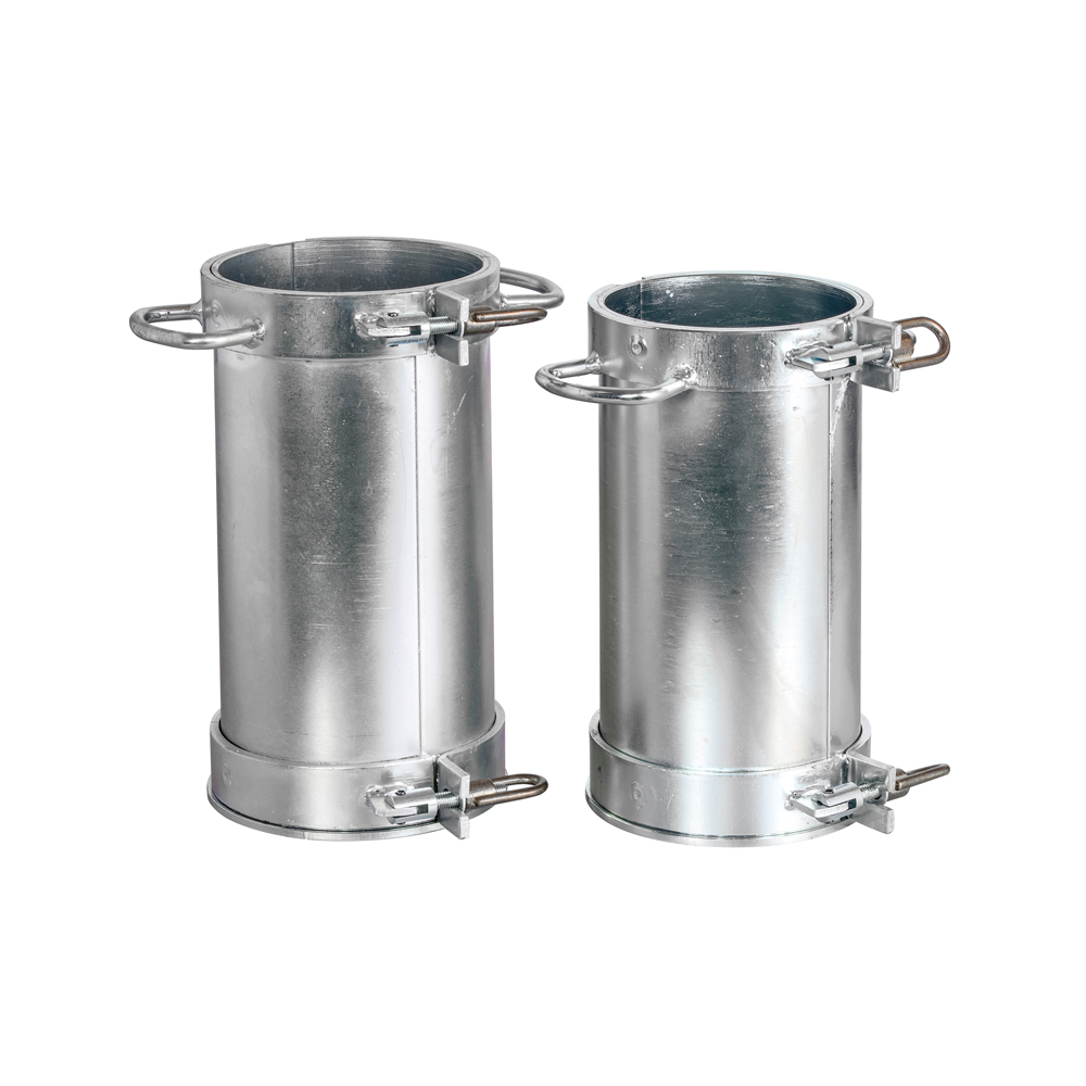 Cylindrical steel moulds